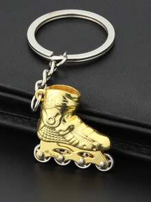 1 Móc khóa giày trượt băng, Móc khóa giày trượt patin mô phỏng, Mặt dây chuyền phụ kiện chìa khóa ròng rọc thú vị! - Nhiều màu - Xem 6