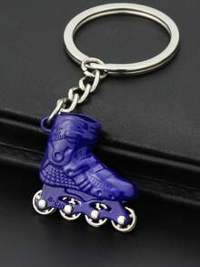 1 Móc khóa giày trượt băng, Móc khóa giày trượt patin mô phỏng, Mặt dây chuyền phụ kiện chìa khóa ròng rọc thú vị! - Nhiều màu - Xem 7