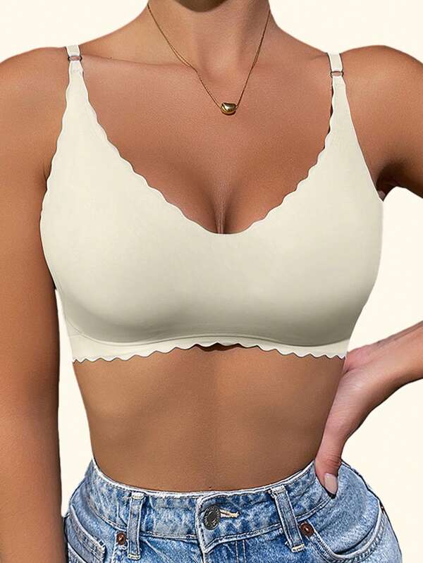 Damen nahtloser BH, Push-Up, schöner Rücken, Stütze, bequem, atmungsaktiv, hautfreundlich, sexy, herausnehmbare Brustpolster, ohne Bügel, verstellbare Träger, Schlaf, Lässig, Yoga, Bh ohne Schnalle, Einweg-Unterwäsche, Dessous