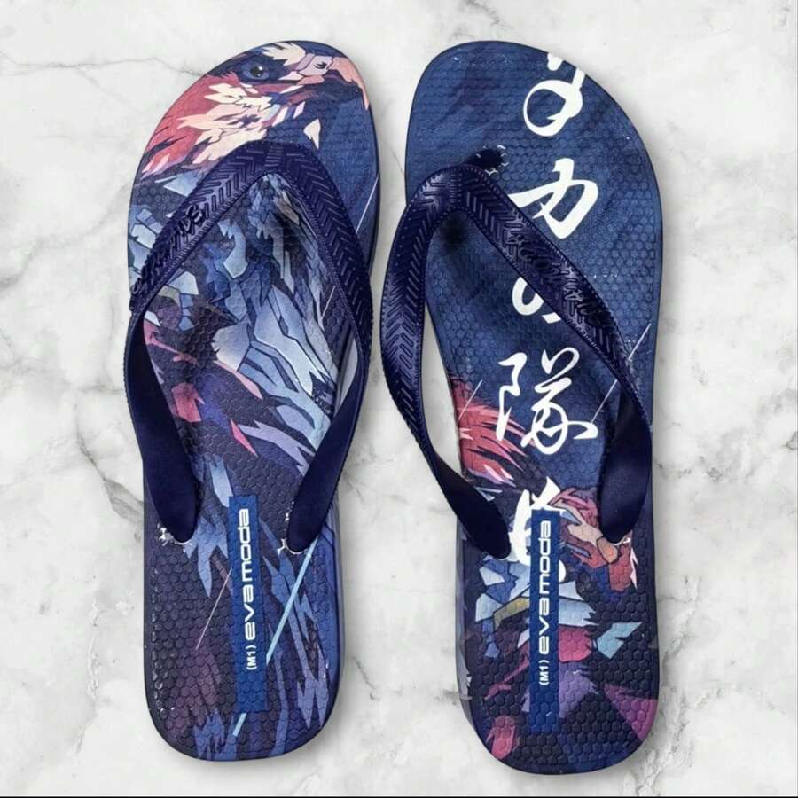 COMFORTABLE MEN'S SANDAL - Blue - View 1