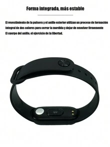 Pulsera deportiva inteligente m5, rastreador de actividad física, reloj inteligente, frecuencia cardíaca y presión arterial Monitor de pulsera inteligente para mensajes y llamadas del centro de notificaciones deportivas, perfecto para aplicaciones, monitoreo de frecuencia cardíaca, pasos o ejercicio diario - Negro - Ver 8