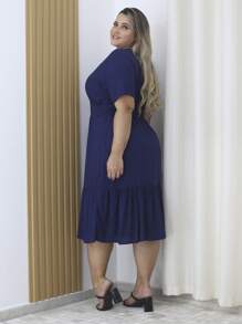 Women Dresses - Navy Blue - View 3