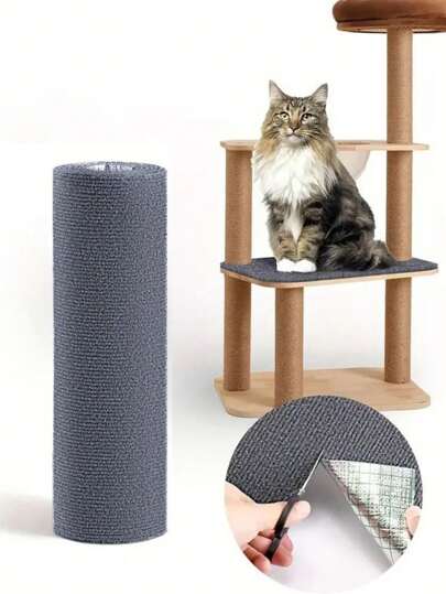 ملصق قطة مضاد للخدش ذاتي اللصق ، ملصق جداري متين ومقاوم للتآكل لتسلق القطط وخدشها، يمكن قصه وتقليمه