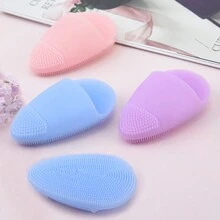 2pcs Silicone Finger Sleeve Cleansing Brush For Face Cleaning And Exfoliating - Multicolor - View 3