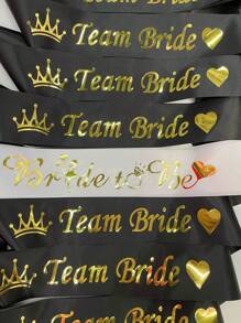 1條白色新娘+10條黑色團隊新娘