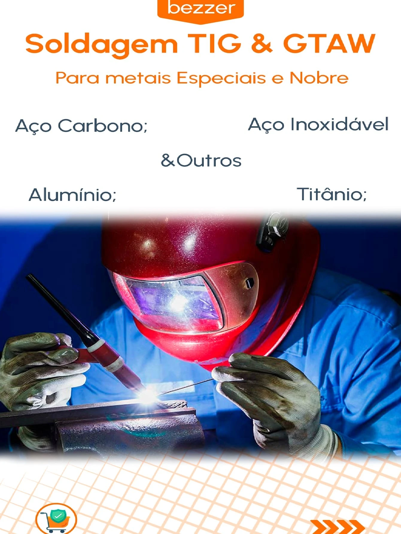 10 Tungsten Electrode 3.2 Mm With 2 Cerium Gray Tip Vonder For TIG