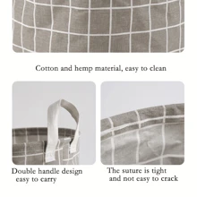 1pc/2pcs/3pcs Laundry Basket, Dirty Clothes Storage Bin, Large Storage Box, Toy Bin, Foldable Basket, Toy Storage Bag, Dirty Clothes Organizer, Waterproof Coating Storage, Children Gift With Handle, Suitable For College Dorms, Laundry Room, Boys And Girls Bedroom, Bathroom, Living Room - Multicolor - View 8