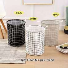 1pc/2pcs/3pcs Laundry Basket, Dirty Clothes Storage Bin, Large Storage Box, Toy Bin, Foldable Basket, Toy Storage Bag, Dirty Clothes Organizer, Waterproof Coating Storage, Children Gift With Handle, Suitable For College Dorms, Laundry Room, Boys And Girls Bedroom, Bathroom, Living Room - Multicolor - View 20