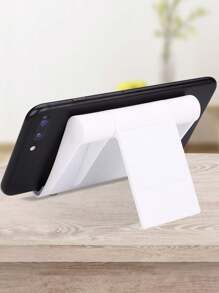 Adjustable Desktop Folding Stand For Tablets And Smartphones Compatible With IPhone, Android Phone, Gift For Birthday, Family, Friends Phone Holder, Phone Stand, Phone Accessories - White - View 2