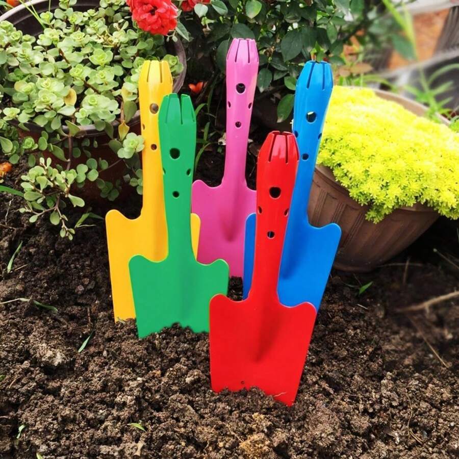 Mini Metal Hand Shovel Digging Small Shovel Transplanting Garden Shovel For Flower Soil Planting Succulents - Multicolor - View 1