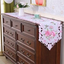 1 bucată, Aleer de masă din poliester, pasăre frumoasă, măiestrie scobită realizată manual, decor de masă potrivit pentru țesături de masă, întruniri de familie, petreceri de aniversare și decorarea camerei