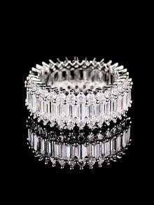Fashionable Luxurious Lady Ring Suitable For Work Commute Shopping Dating Banquet Wearing, Festival Gift Z113 - White - View 26