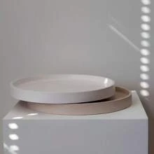 DIY Round Silicone Mold For Resin, Plaster, Concrete Tray Or Plate, Plant Pot Stand