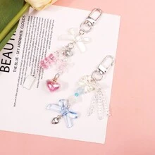 1 mặt dây chuyền hình sứa bướm, hạt hấp dẫn, mặt dây chuyền dễ thương cho tai nghe, túi xách, điện thoại hoặc móc khóa ngày lễ tình nhân, chữ cái trường học, phụ kiện xe hơi, phụ kiện túi xách theo phong cách Goth Y2k, dây đeo có giá đỡ thẻ, phụ kiện xe hơi, mặt dây chuyền túi xách, ý tưởng quà tặng cho giáo viên, bạn bè, chị gái - Nhiều màu - Xem 3