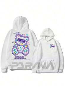 Men Hoodies - 白色 - 查看 2