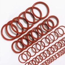 Lc.Courage 225pcs O-Ring Set, Red Silicone O-Ring Seal, High Temperature Resistant, Corrosion Resistant, Pressure Resistant - Red - View 2