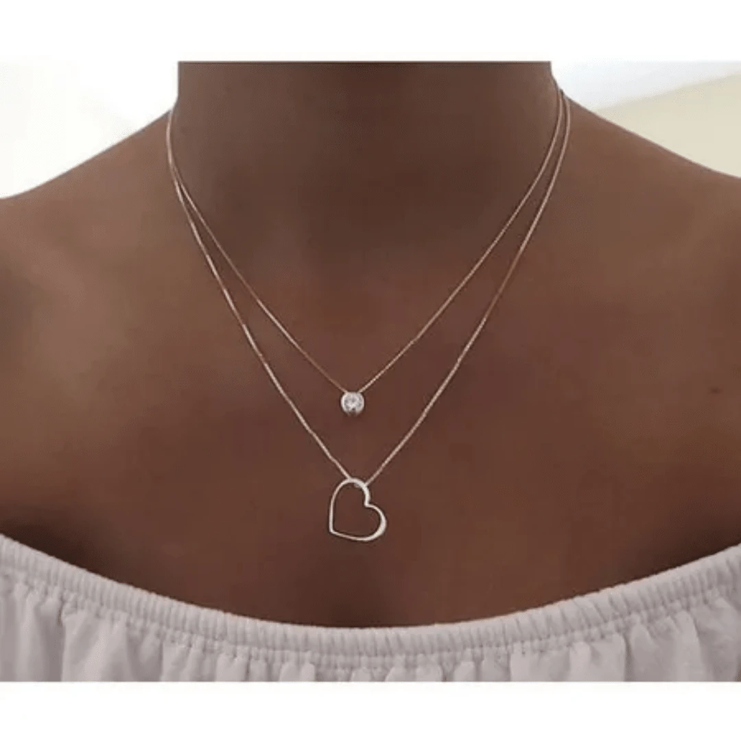 Women Pendant Necklaces - 銀色 - 查看 1