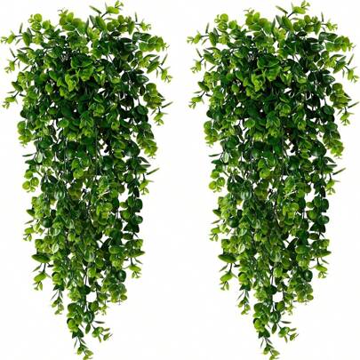 1 PIEZA Plantas artificiales Hoja de pomelo Decoración colgante de pared Decoración de fondo para el hogar Decoración de boda Jardín al aire libre Decoración de alféizar de ventana Decoración de patio Decoración del Día de San Valentín, Año Nuevo, Materiales, Día de San Valentín, Regalo