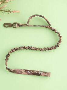 1pc Outdoor Tactical Dog Harness Leash And Collar Set, Camouflage Vest With Pocket For Medium And Large Tactical Dog - Army Green - View 10