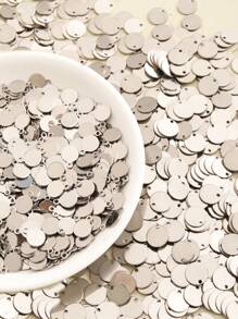 10 pezzi Braccialetto e collana di base in acciaio inossidabile rotondo e liscio, accessori fai-da-te alla moda