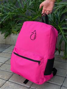 Women Functional Backpacks - Màu Hồng Tươi - Xem 3