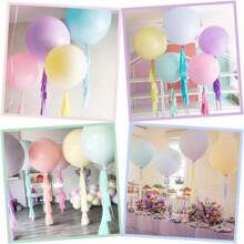 5 piezas de globos rosados macarrón de 18 pulgadas, decoración de bodas y compromiso gigantes, feliz cumpleaños, caramelo de aire, globos de helio mate perfectos para fiestas de cumpleaños, bodas y eventos. Los colores brillantes son adecuados para cumpleaños, fiestas de regalo, decoraciones de fondo, bodas del Día de la Madre, aniversarios de compromiso, ceremonias de apertura, ceremonias de graduación y eventos de revelación de género, de vuelta a la escuela Día de San Valentín