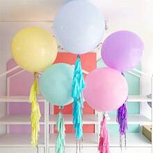 5 piezas de globos rosados macarrón de 18 pulgadas, decoración de bodas y compromiso gigantes, feliz cumpleaños, caramelo de aire, globos de helio mate perfectos para fiestas de cumpleaños, bodas y eventos. Los colores brillantes son adecuados para cumpleaños, fiestas de regalo, decoraciones de fondo, bodas del Día de la Madre, aniversarios de compromiso, ceremonias de apertura, ceremonias de graduación y eventos de revelación de género, de vuelta a la escuela Día de San Valentín