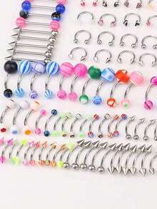 50pcs/105pcs/120pcs/200pcs/隨機混色穿刺工具組 - 混色混款 - 查看 4