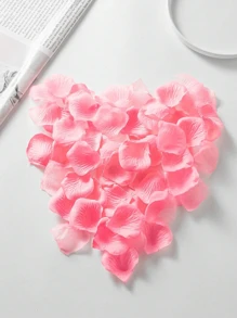 100pcs/Set Romantic Baby Blue Artificial Flower, Modern Faux Flower Petal For Party