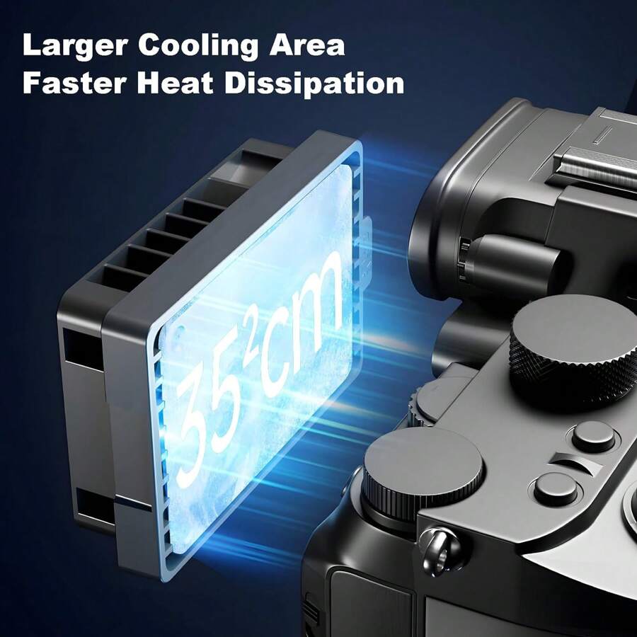 Camera Cooling Fan, Camera External Cooler Heat Radiator For DSLR