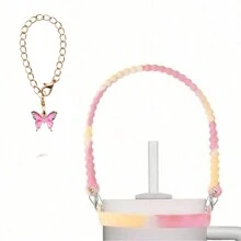 1/2 pièces Porte-bouteille d'eau avec sangle, convient aux bouteilles de 8 oz à 40 oz, sangle pour bouteille d'eau, compatible avec les accessoires de la tasse (tous les produits n'incluent pas les tasses d'eau)