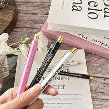 1 Set 12 Constellations Theme Retractable Ballpoint Pen, Various Colors Of Fun Pen, Black Ink 1.0mm Midpoint Quick Drying, Used For Writing Drawing Diary Notes, Birthday Office Gifts - Multicolor - View 4