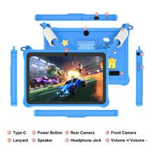 VASOUN Kids Tablet,7 Inch Toddler Tablet For Kids Edition Tablet,2GB RAM 32GB ROM, Android 13 Tablet With Parental Control,Educational, Games, Shockproof Case