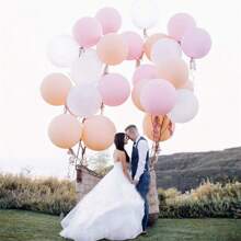 5 piezas de globos rosados macarrón de 18 pulgadas, decoración de bodas y compromiso gigantes, feliz cumpleaños, caramelo de aire, globos de helio mate perfectos para fiestas de cumpleaños, bodas y eventos. Los colores brillantes son adecuados para cumpleaños, fiestas de regalo, decoraciones de fondo, bodas del Día de la Madre, aniversarios de compromiso, ceremonias de apertura, ceremonias de graduación y eventos de revelación de género, de vuelta a la escuela Día de San Valentín