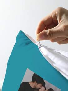 1pc Custom Pattern Pillowcase, Personalized Gift For Home Decoration, Single-Sided Printing, Without Filling - Multicolor - View 6