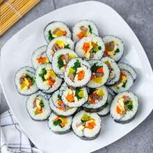 4 件 7 英寸开胃菜盘子套装，方形陶瓷盘子，适用于沙拉、甜点、寿司，可放入微波炉和洗碗机 - 4個裝 - 查看 7