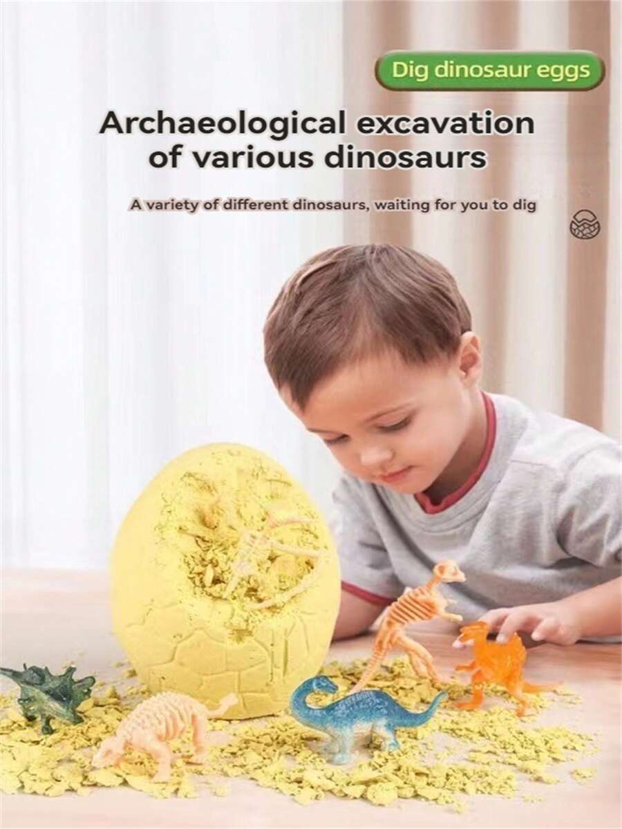 Children's Dinosaur Egg Fossil Digging Toy, DIY Excavation Kit For ParentChild Interaction