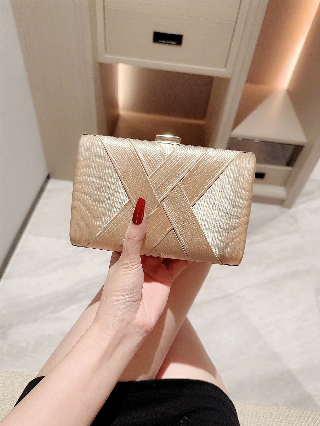 Clutch evening bag