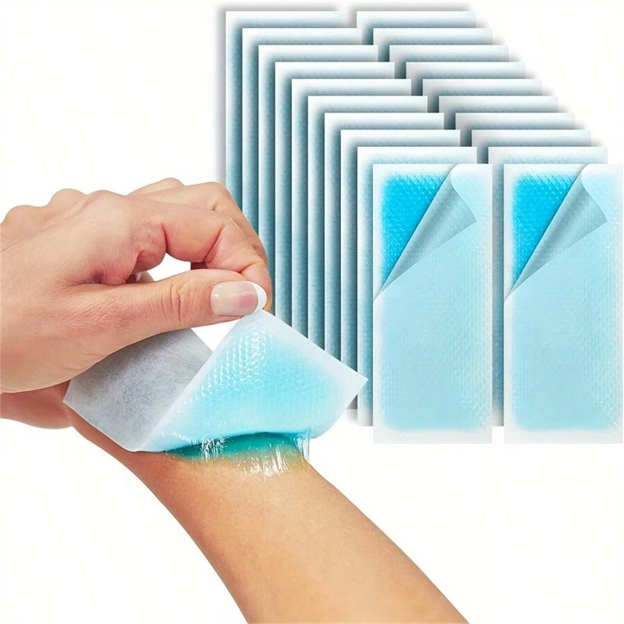2pcs Cooling Patch - Natural Gel, Instant Cooling, Easy To Use, Suitable For Four Seasons - Multicolor - View 1