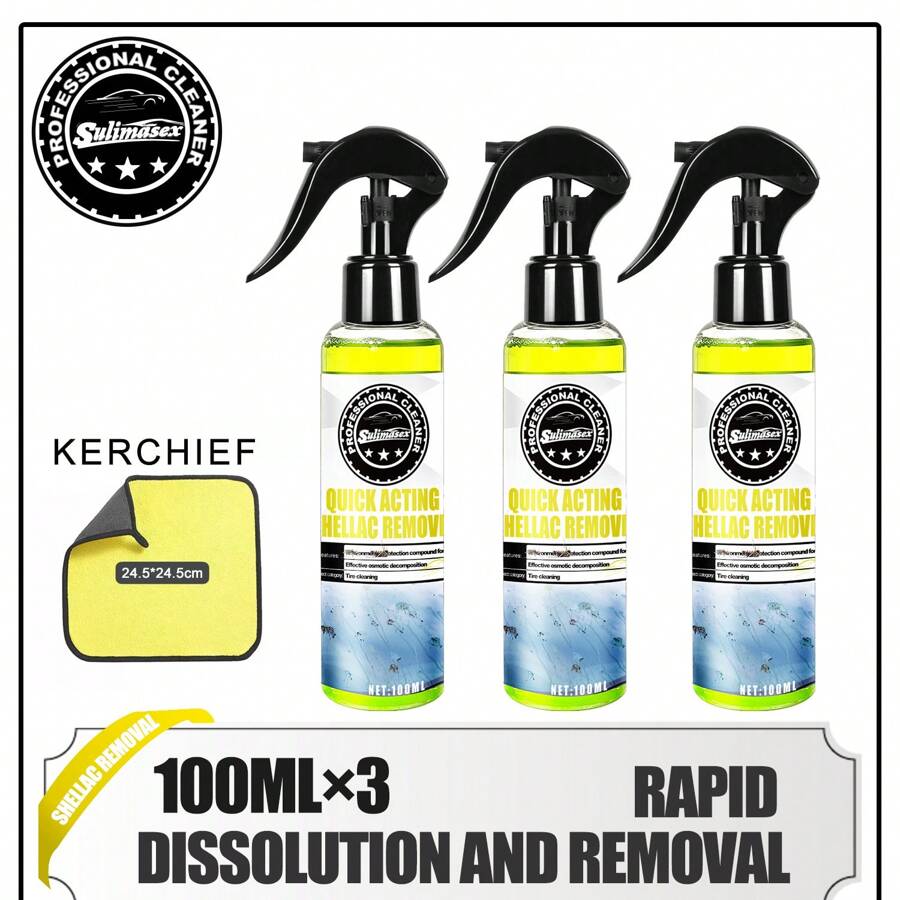 Concentrated Bug And Tar Remover Car Wash Soap With Cleaning Cloth(Works With Foam Cannons, Foam