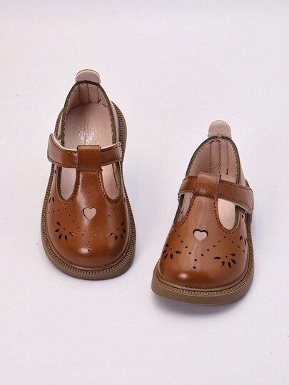 Girls Leather Shoes, New 2025 Spring Autumn Toddler Little Girls Baby Princess Soft-Sole Flats