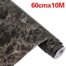 10M Gloss Marble Vinyl Film Self Adhesive Cupboard Kitchen Worktop Sticker Wrap - 63*19*3.5 - View 2