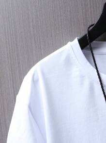 Men T-Shirts - 黑色 - 查看 8