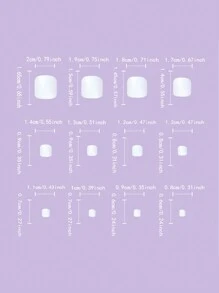 Set de arte de uñas elegante y de cutis justo con 24 piezas brillantes, adorables y a la moda con diseño de lunares y lazo rojo envolver para dedos de los pies, juego completo de manicura para mujeres con uñas postizas, adecuado para fiestas, fiestas de baile y uso diario, suministros de uñas uñas falsas uña falsa uña acrílica