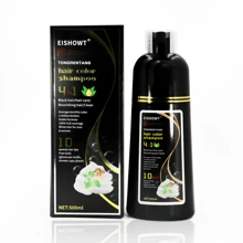 500ml Hair Color Shampoo, Instant Hair Dye Shampoo, Natural And Long Lasting, Suitable For Men And Women - Brown - View 2
