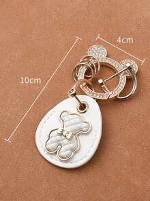 1 pieza Llavero de bola de pelo con colgante para bolso o coche - bola de pelo - Ver 8