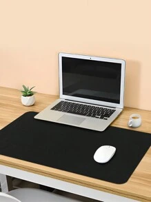 1pc Leather Desk Mat, Large Office Desk Pad, Computer Desk Mat, Laptop Mat For Desk, Desk Protector Mat, Desktop Mat, Desk Writing Pad, Desk Blotter Pad, Desk Cover Mat (13.77*23.62'', Black) Back To School Gaming Mouse Pad Desk Accessories Office Supplies Office Desk Accessories Mousepad Mouse Pad For Desk - Leather Mouse Pad - View 6