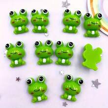 5/10 Chiếc Ếch Thu Nhỏ Dễ Thương Hình DIY Trang Trí, Trang Trí Nhà Cửa, Vật Trang Trí Ếch Xanh - Nhiều màu - Xem 4