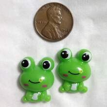 5/10 Chiếc Ếch Thu Nhỏ Dễ Thương Hình DIY Trang Trí, Trang Trí Nhà Cửa, Vật Trang Trí Ếch Xanh - Nhiều màu - Xem 5