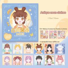 1pc Makeup Change Sticker Book For Kids Girls, 3-6 Years Old, Beauty Princess Dress-Up Sticker Puzzle Game - Multicolor - View 11